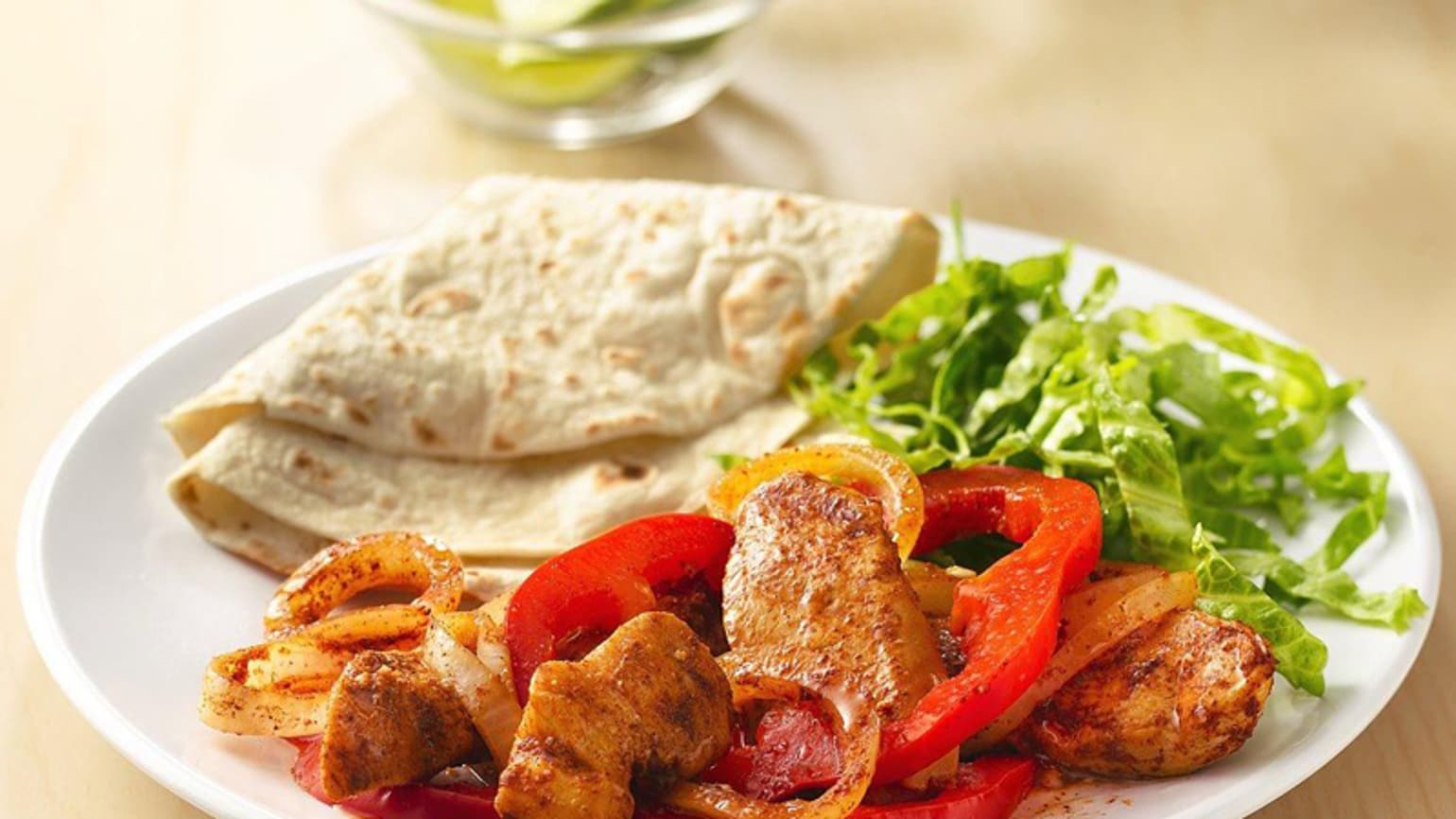 Fajitas Crépitantes Au Poulet Grillé